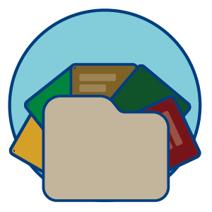 Folder with papers