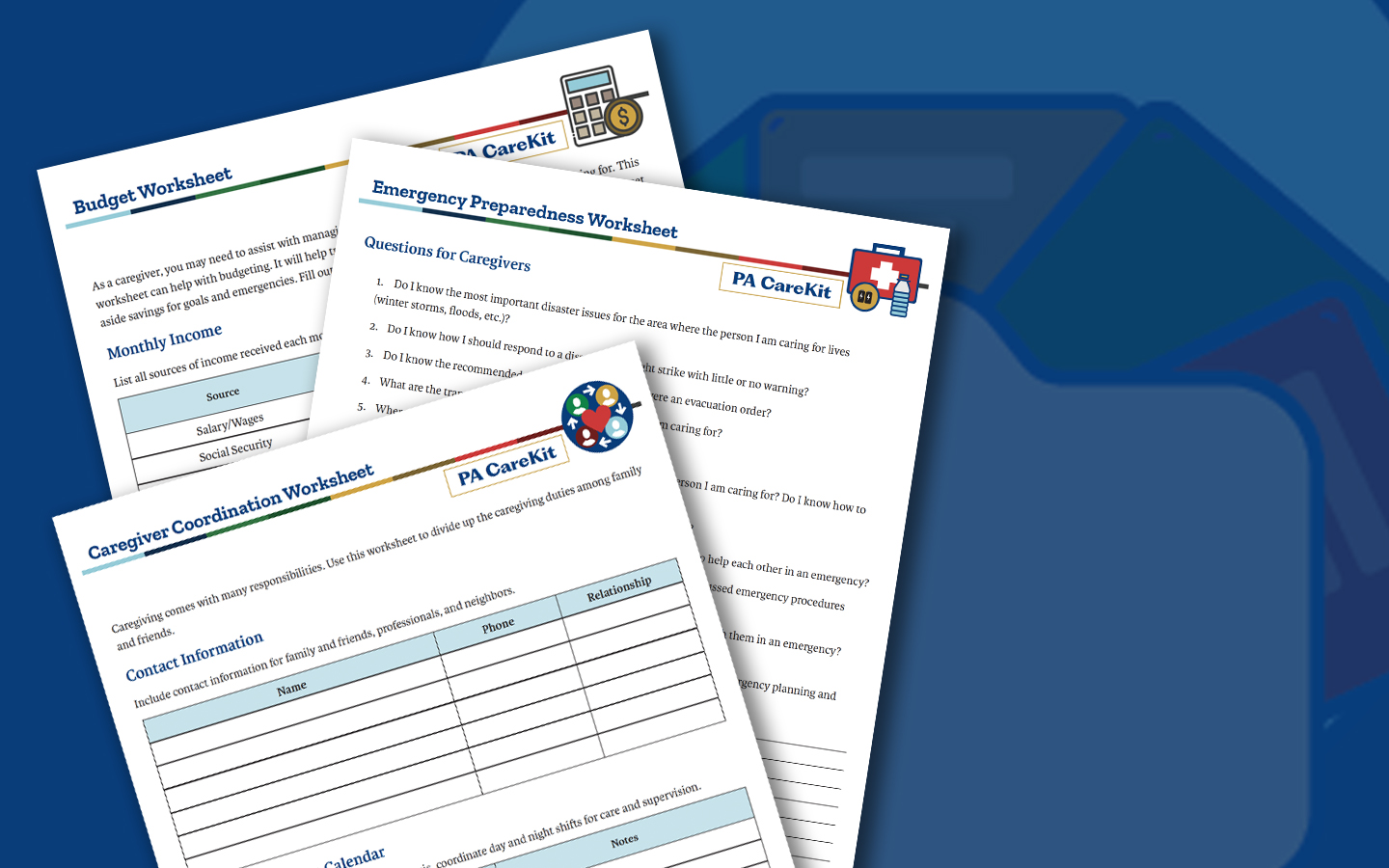 Examples of worksheets