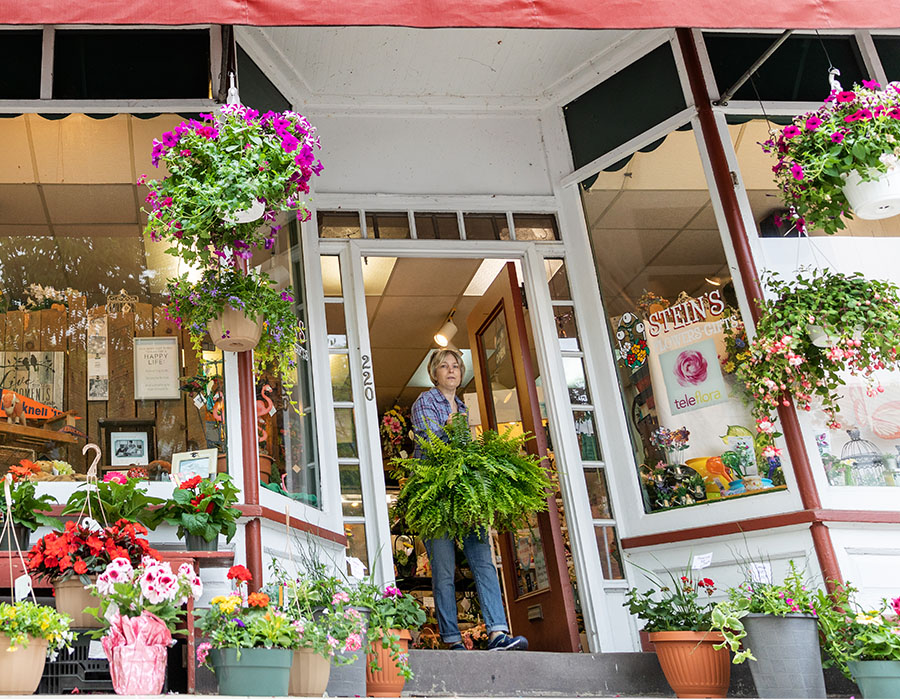 A small business storefront