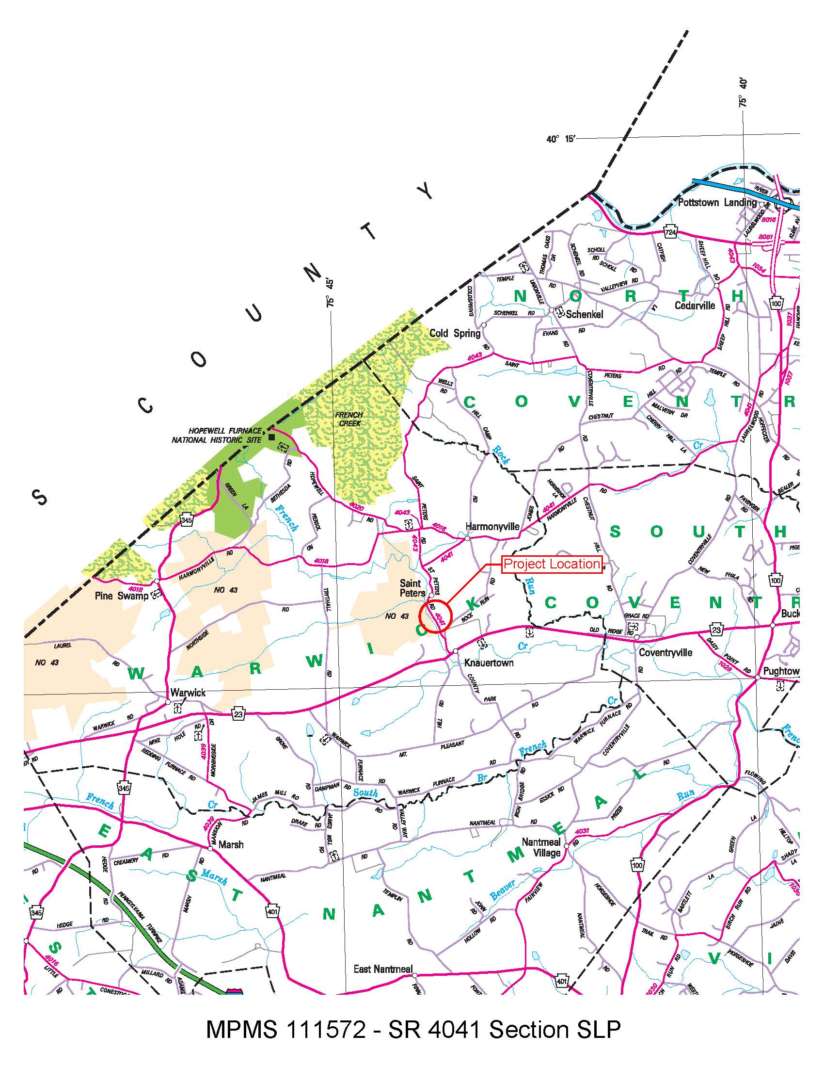 St. Peters Road Retaining Wall Installation | Department of Transportation  | Commonwealth of Pennsylvania