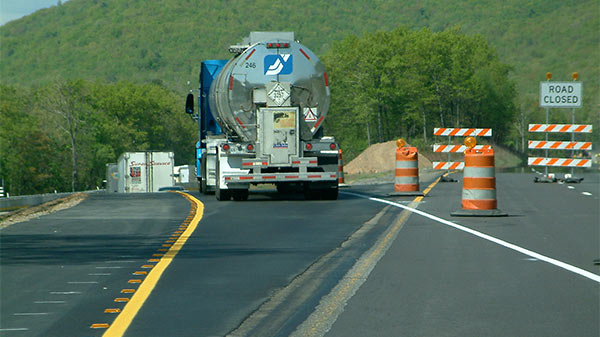 work zone configuration input dashboard screenshot