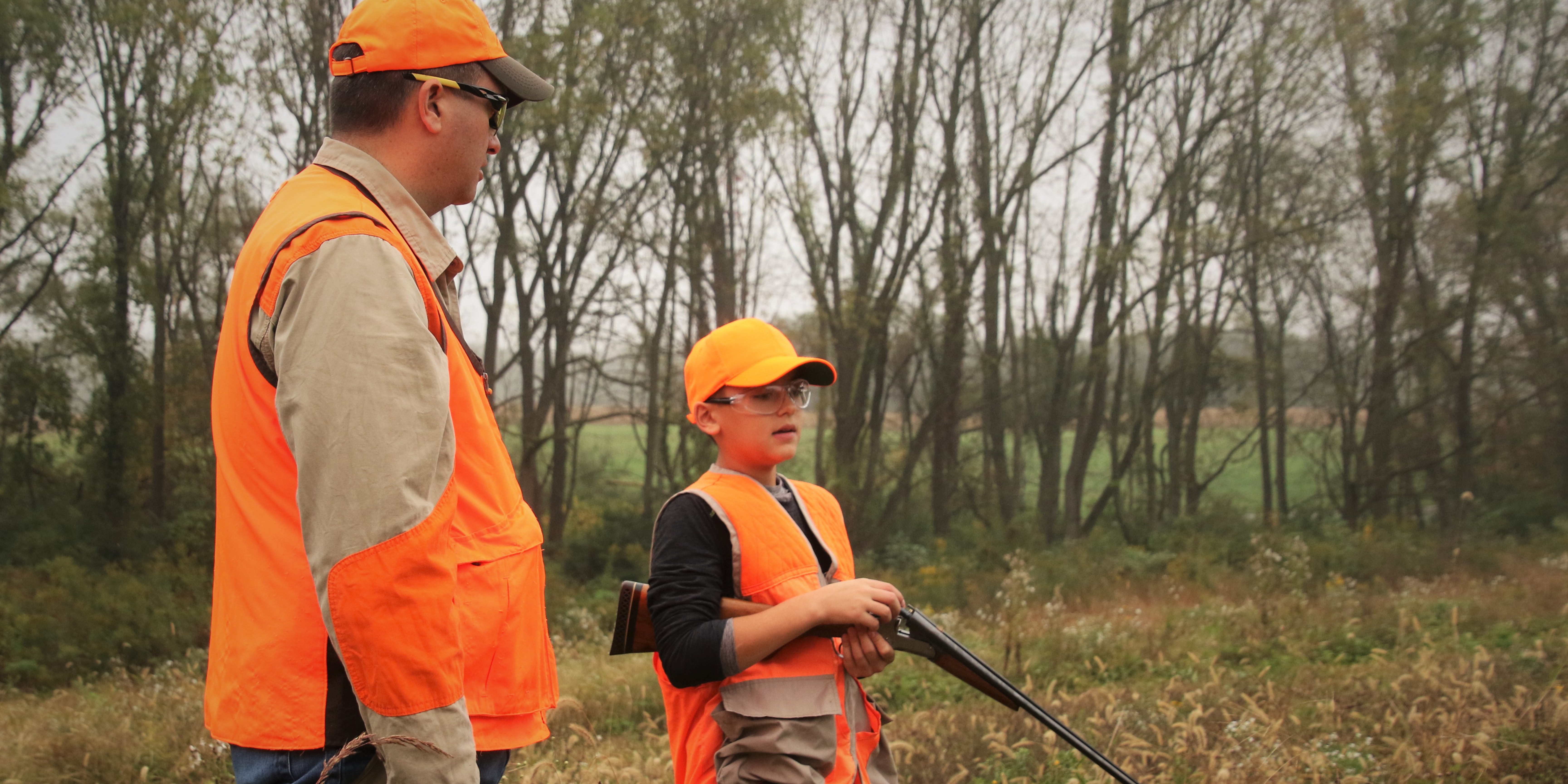 youth hunter in orange