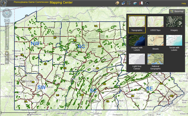 mapping center screenshot