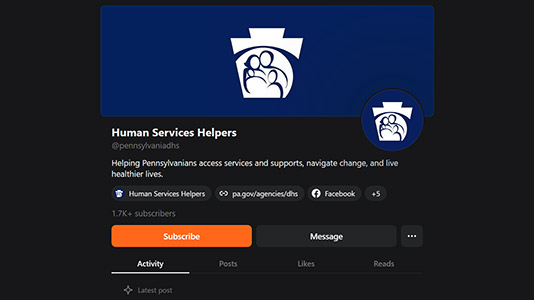 DHS Substack - Human Services Helpers
