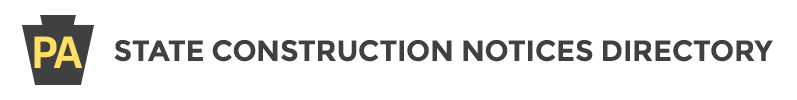 PA State Construction Notices Directory